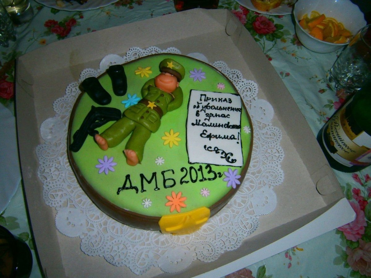 Торт солдату в армию