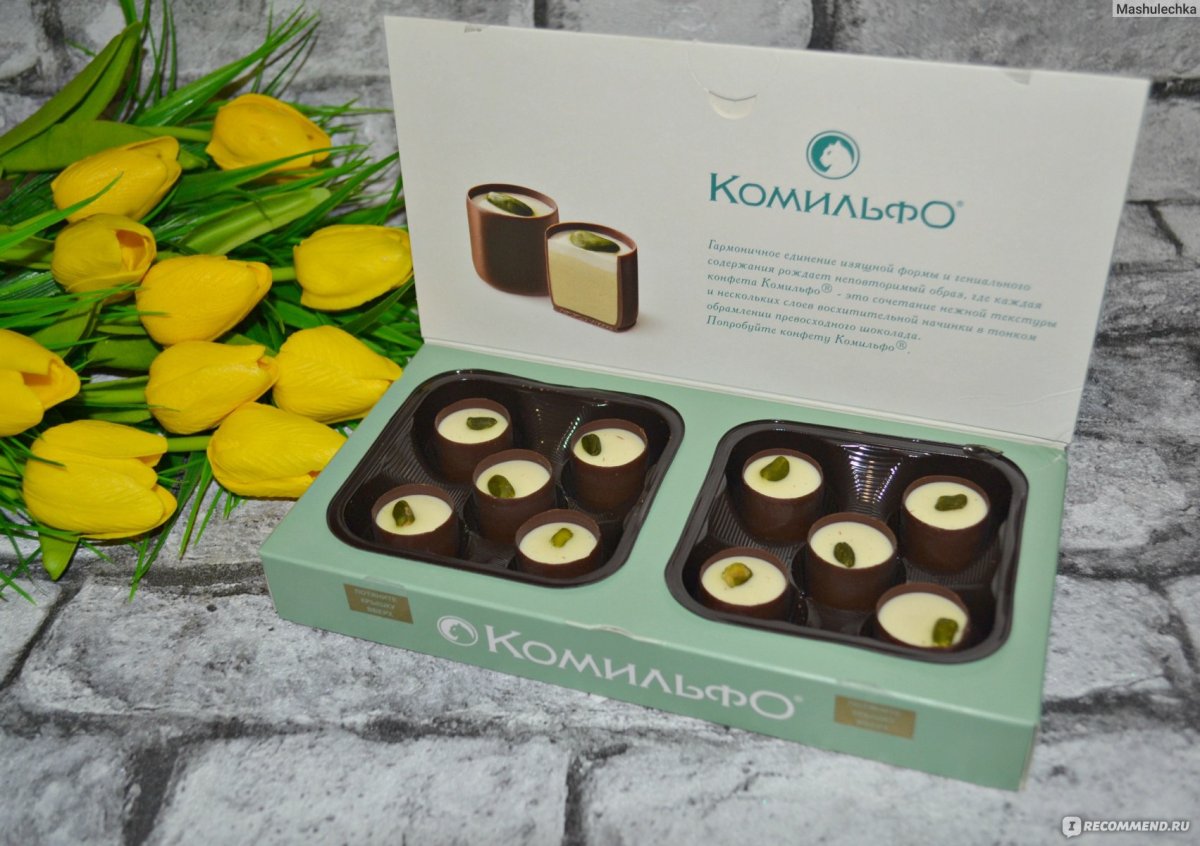 Комильфо конфеты внутри