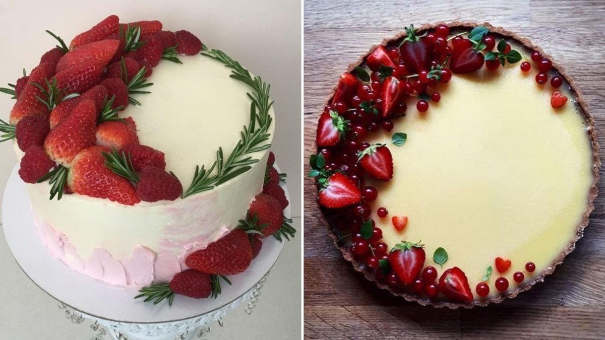 Украшения из клубники