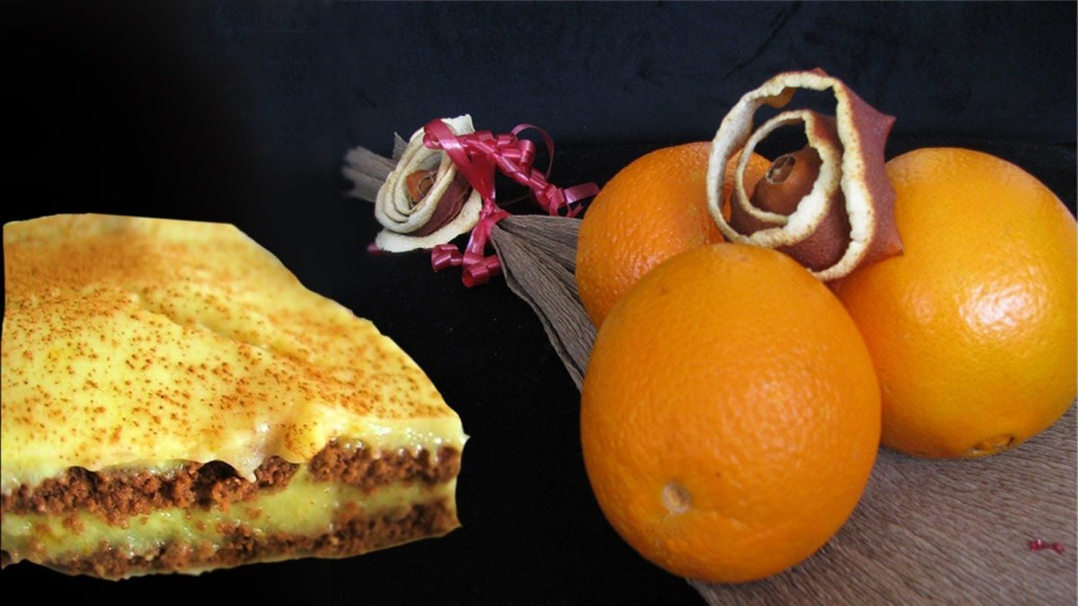 Морковно апельсиновый торт