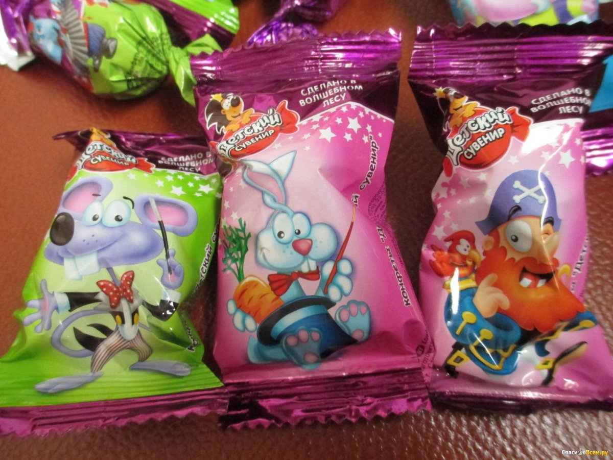 Шоколадные конфеты детский сувенир