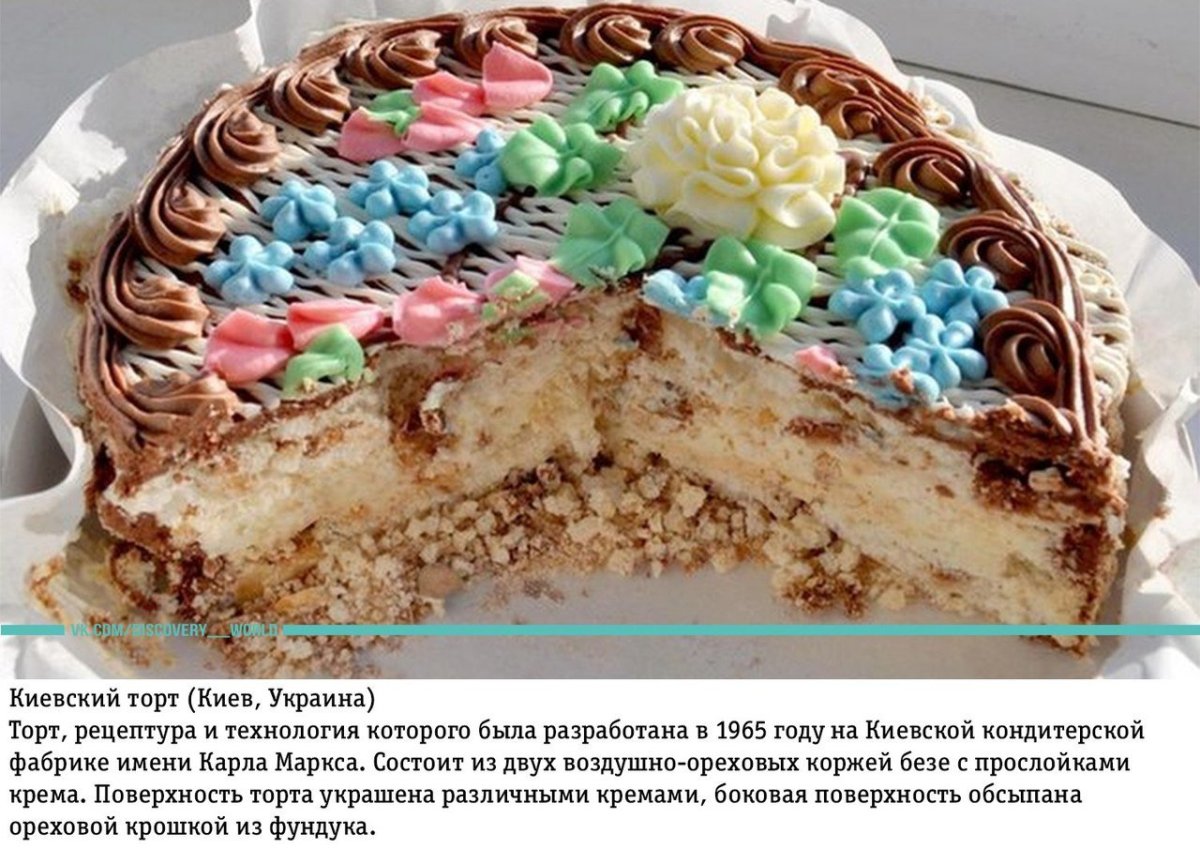 Бисквитный торт сказка