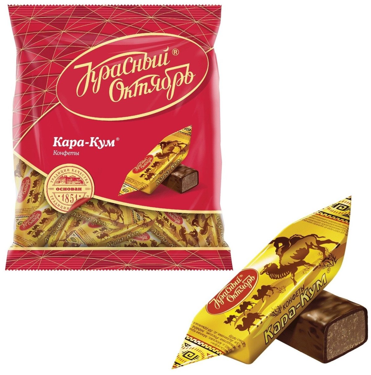 Конфеты Каракум красный октябрь