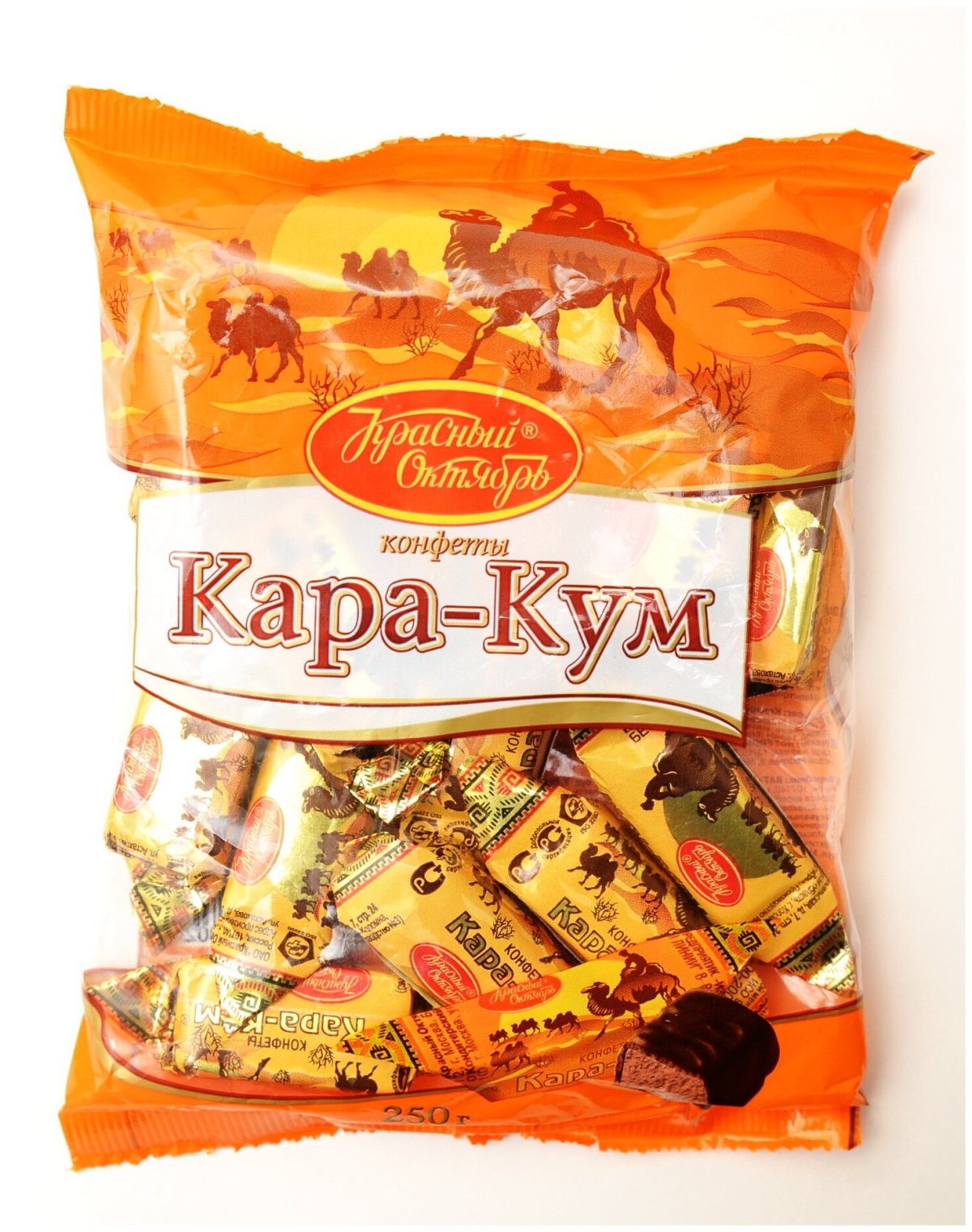 Конфеты Кара-Кум 250гр красный октябрь