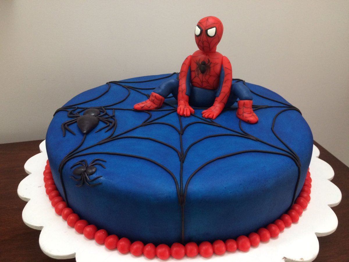 Topper для торта Spider man