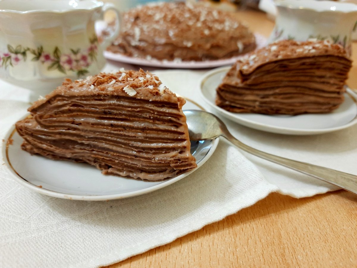 Нутелла с блинами
