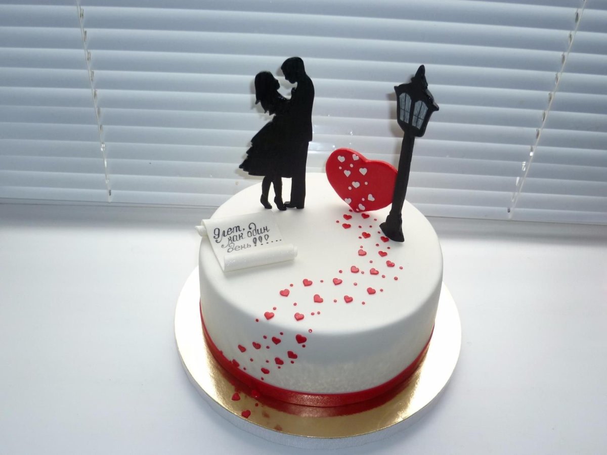 Торт на годовщину свадьбы 17 лет