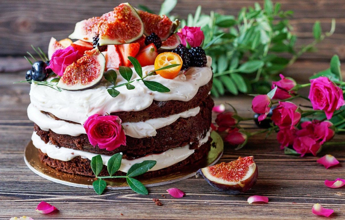 Немецкий торт с творогом и малиной Himbeer-Quark-torte