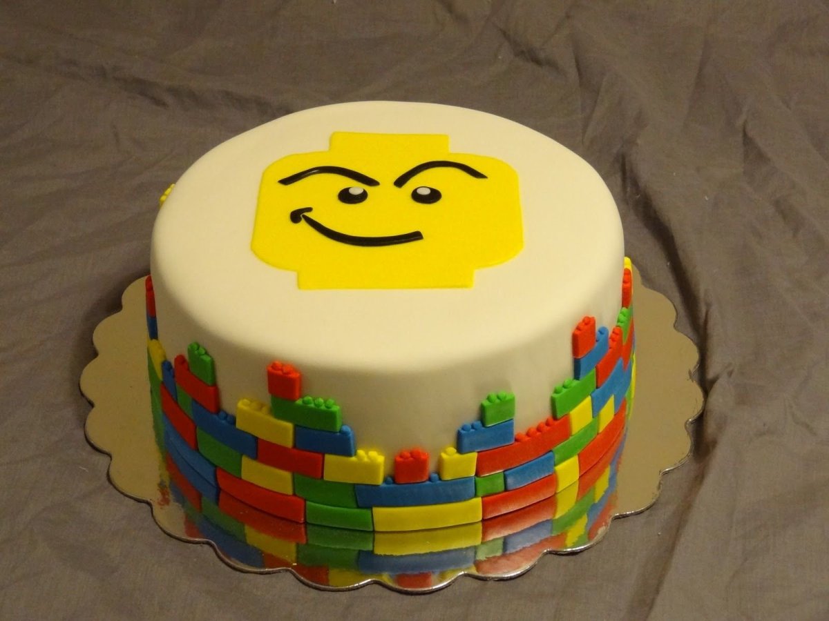 Торт лего 7 лет