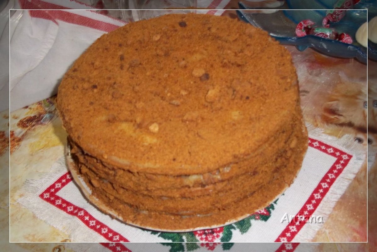 Торт Рыжик медовый