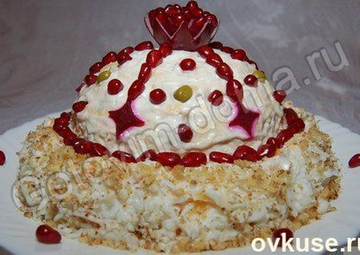 Шапка Мономаха блюдо горячее
