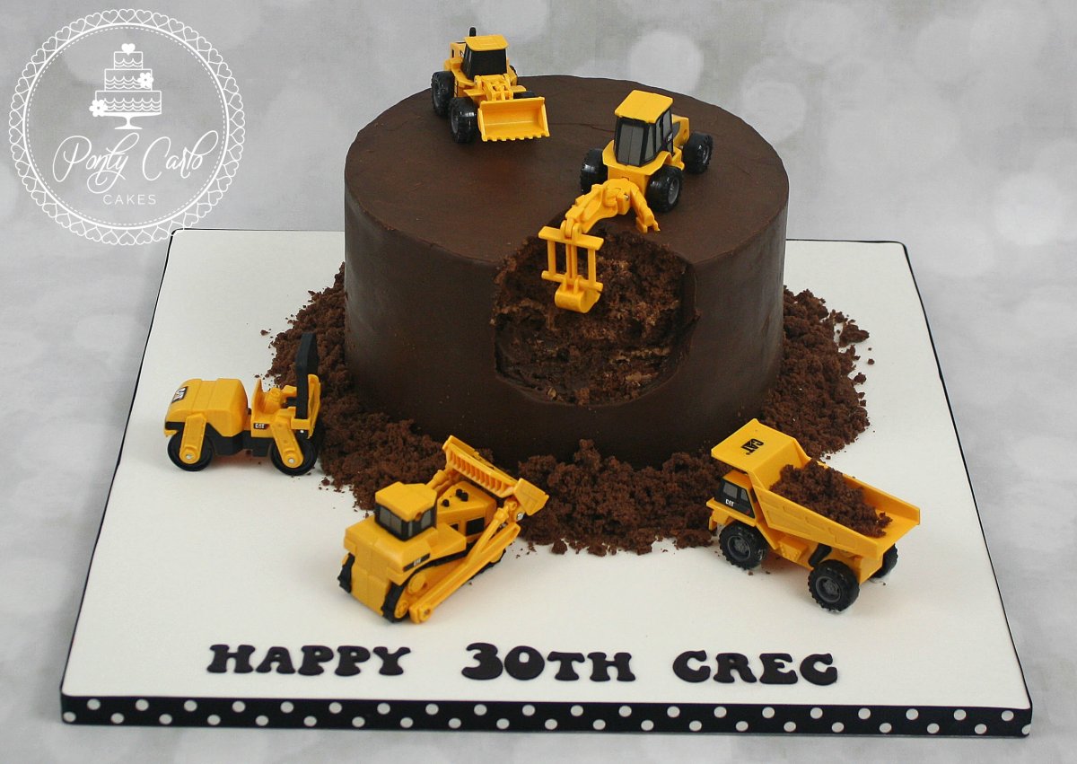 Торт JCB трактор