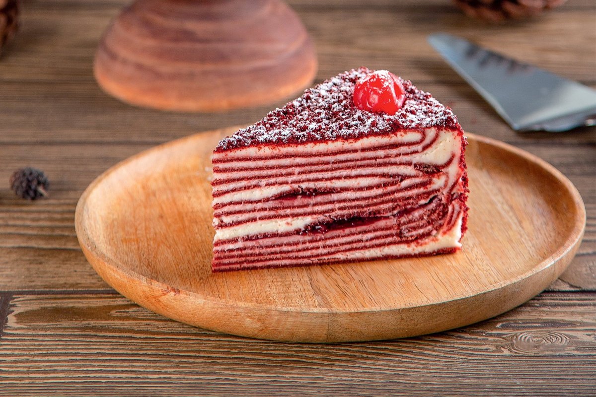 Блинный торт с кремом чиз