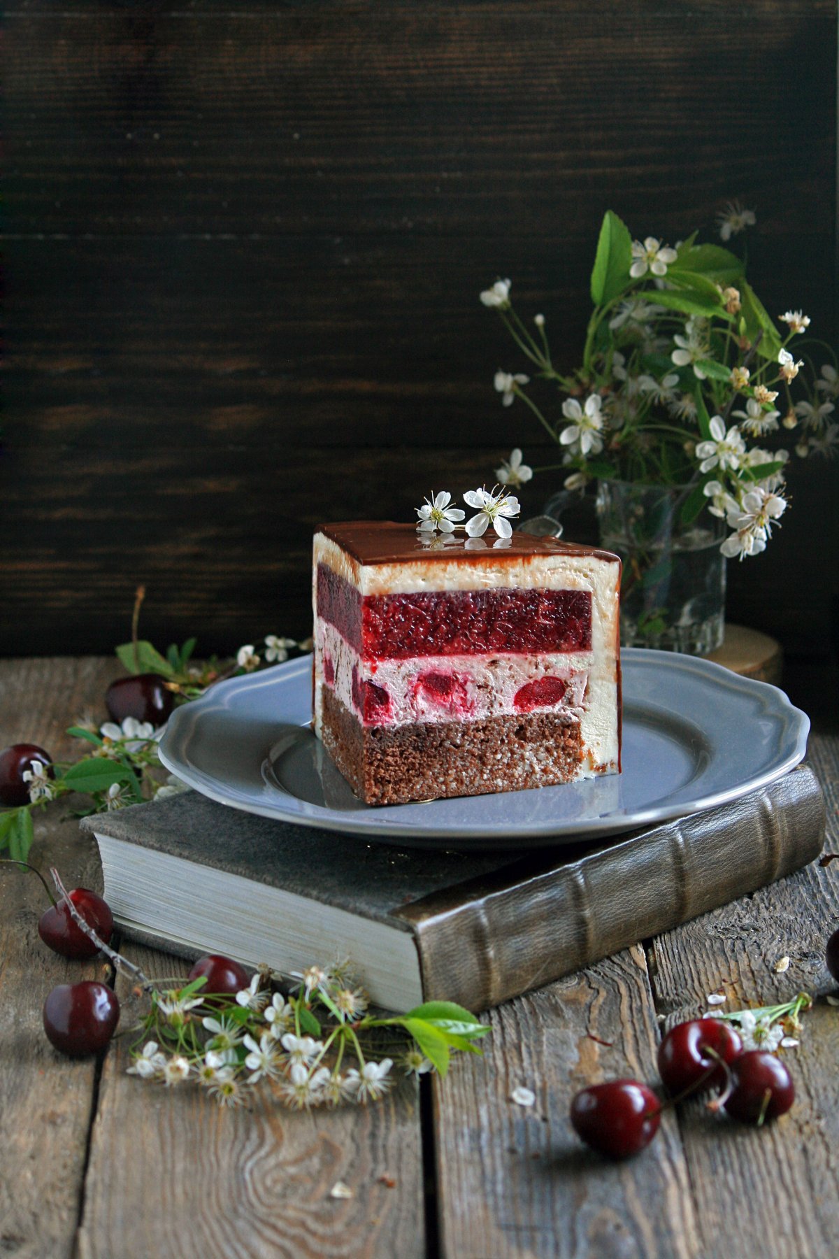 Торт "чёрный лес" (Black Forest Cake)