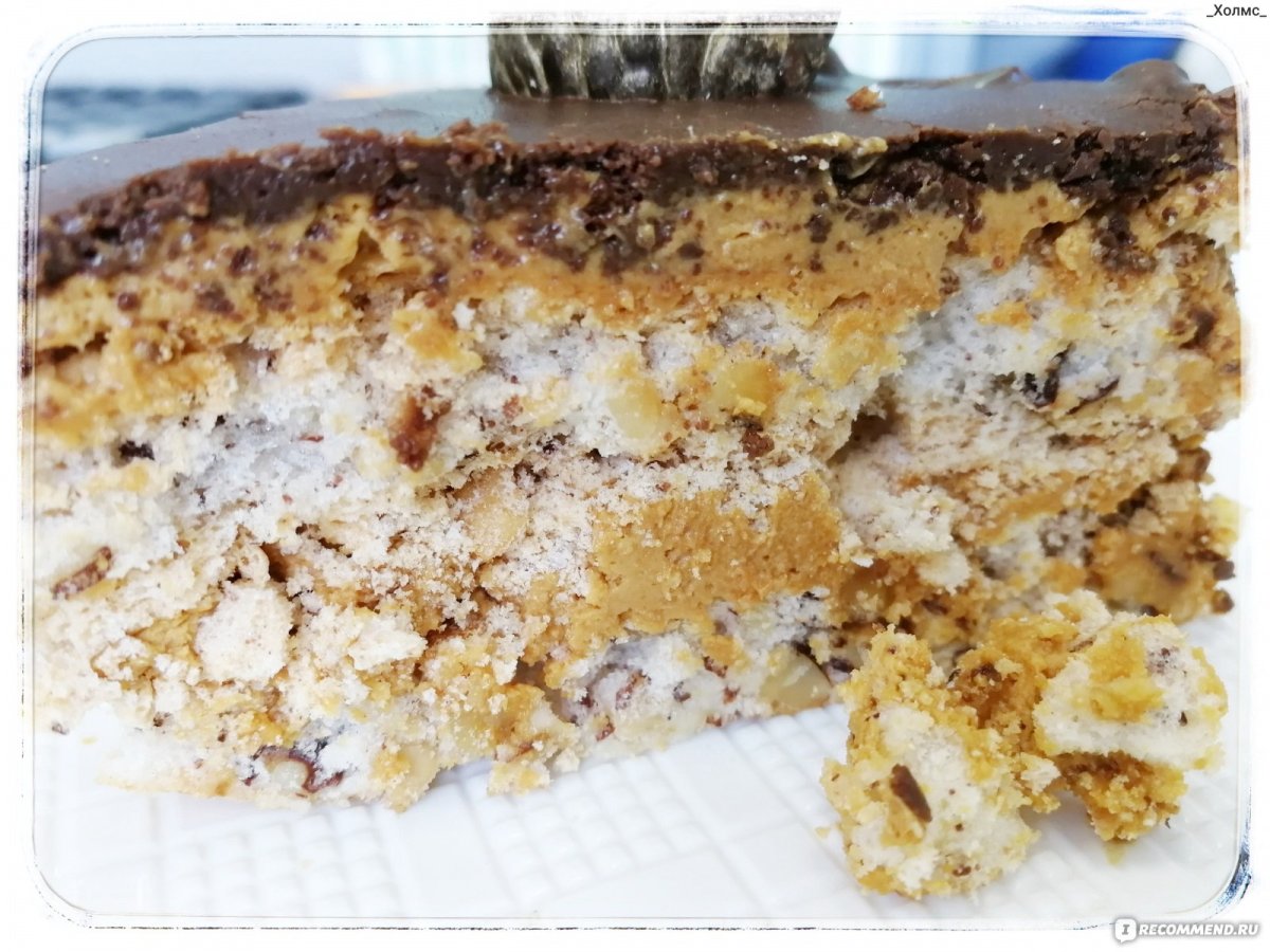 Торт Королевский с безе и орехами