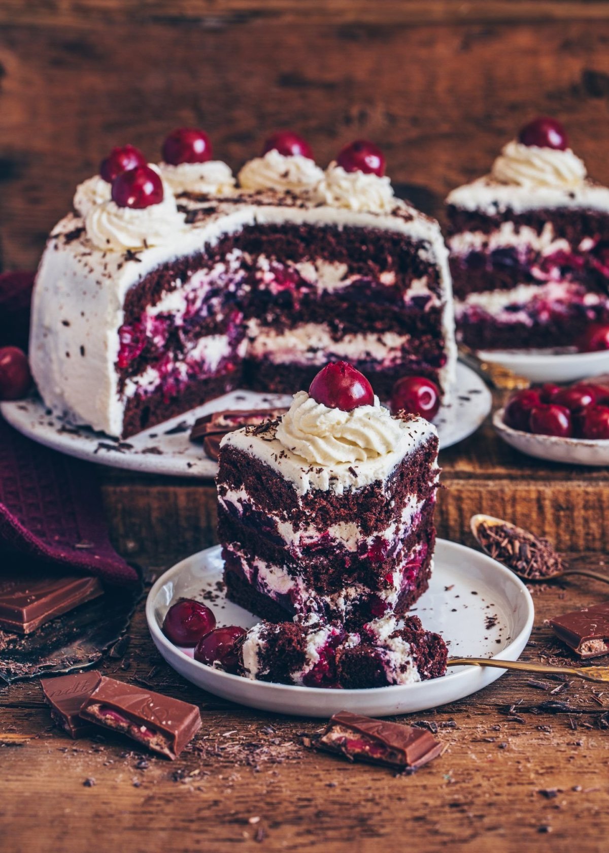 Шварцвальдский вишневый торт (Schwarzwaelder Kirschtorte)