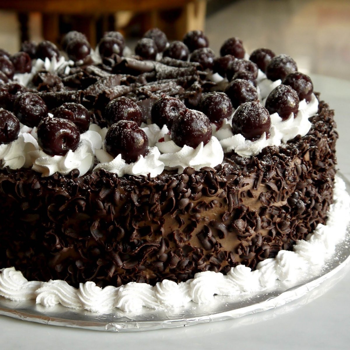 Торт "чёрный лес" (Black Forest Cake)