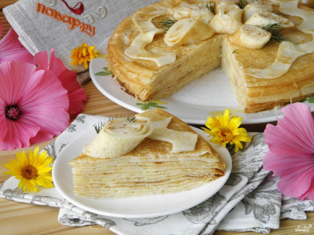 Блинный торт Лиза Глинская