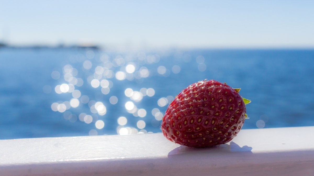 Клубника и море