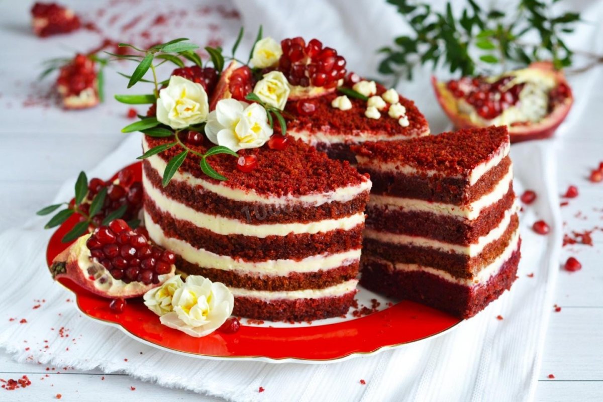 Красный бархат с кремом чиз
