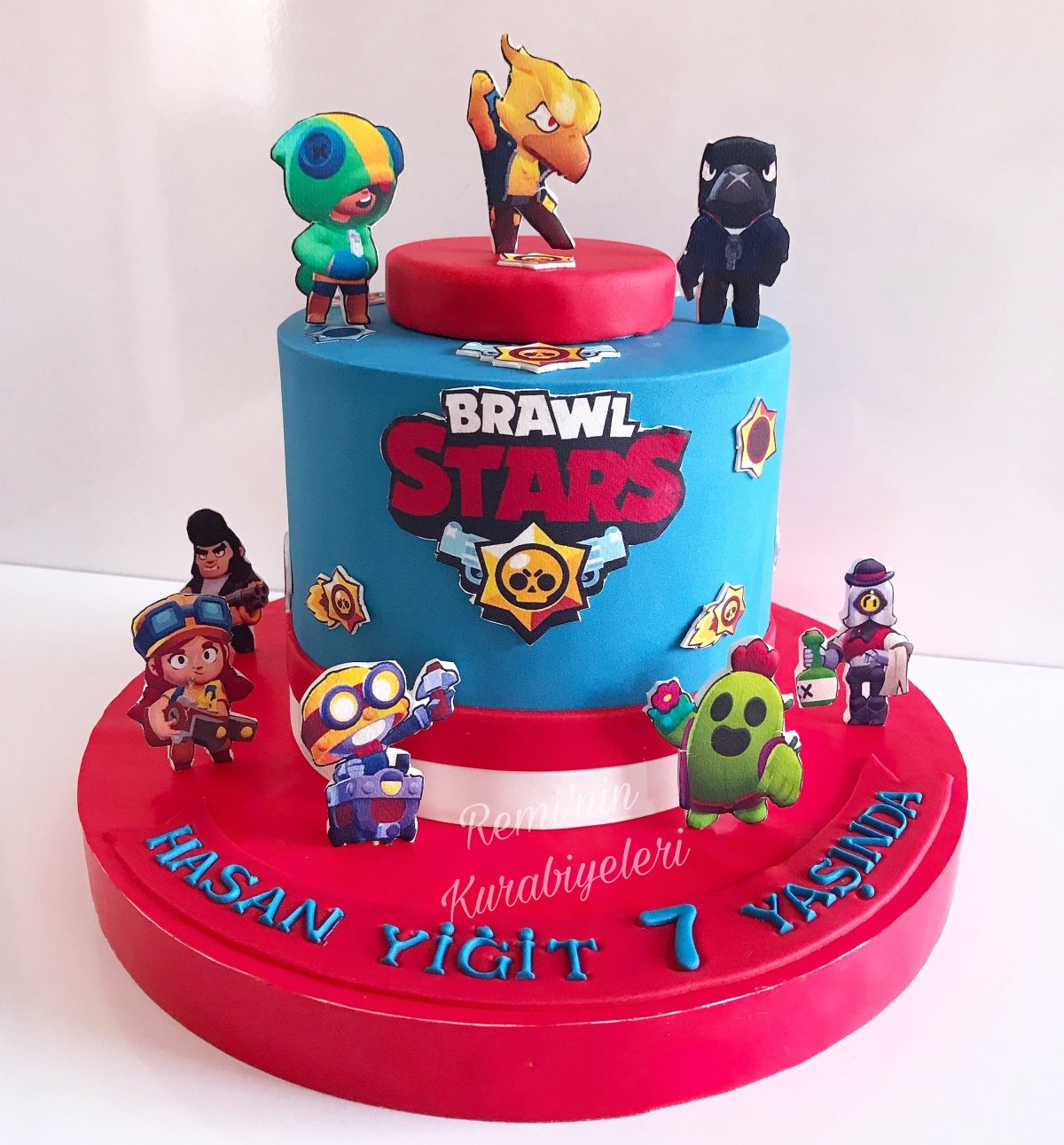 Торт Brawl Stars двухэтажный