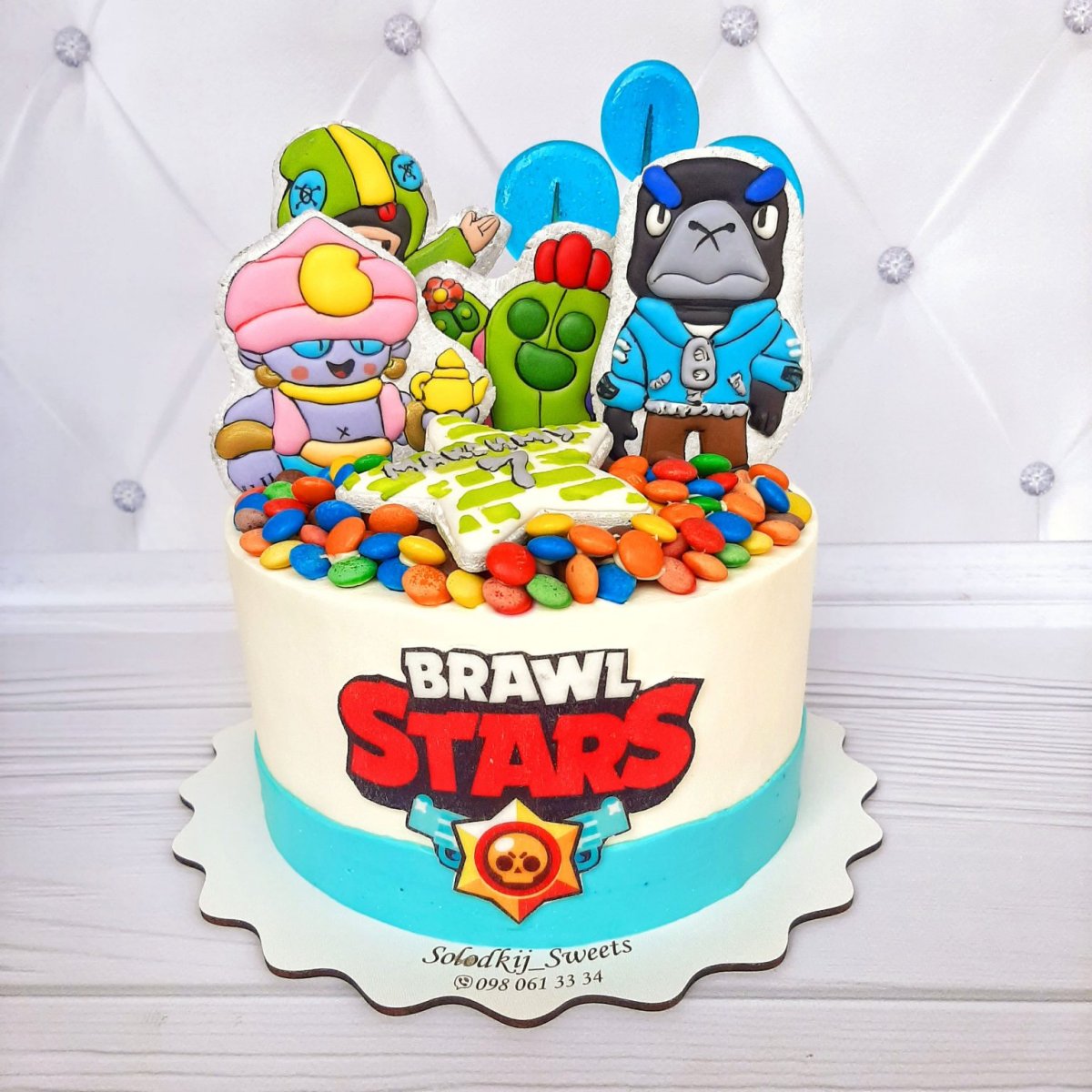 Торт Brawl старс для мальчика