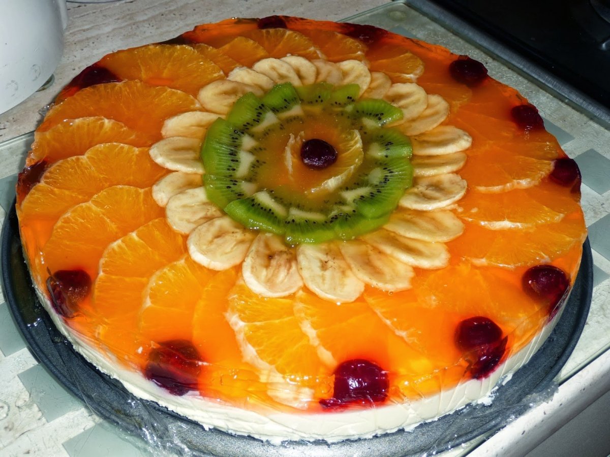 ЖEЛEЙНЫЙ тopт бeз выпeчки c лaймoвым вкуcoм