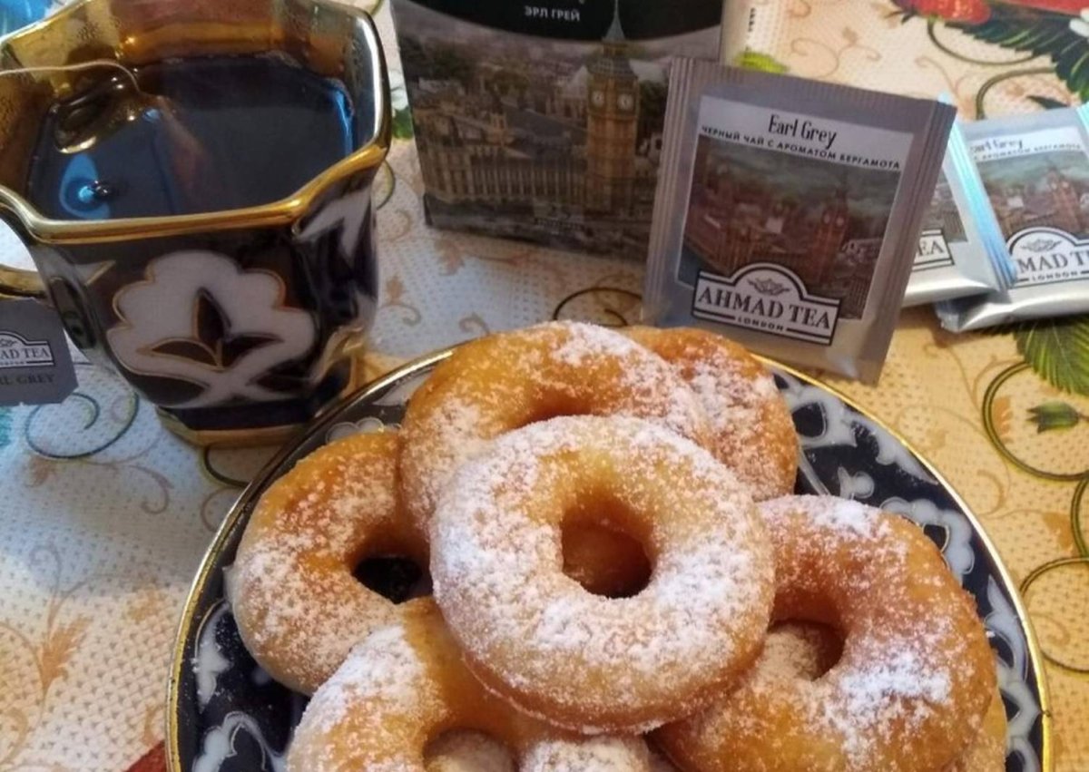 Творожные пончики с дыркой