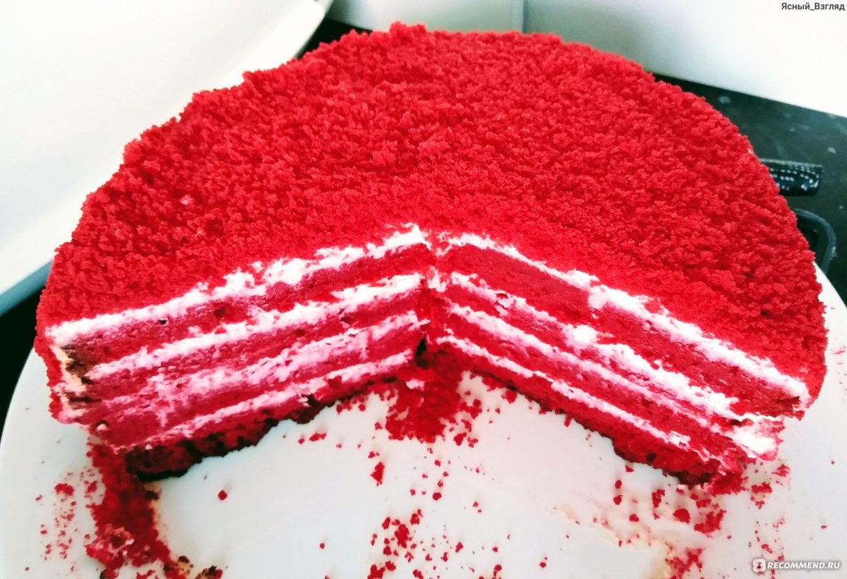 Торт из заморозки Red