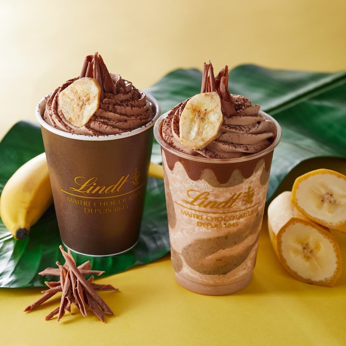 Lindt шоколад банановый