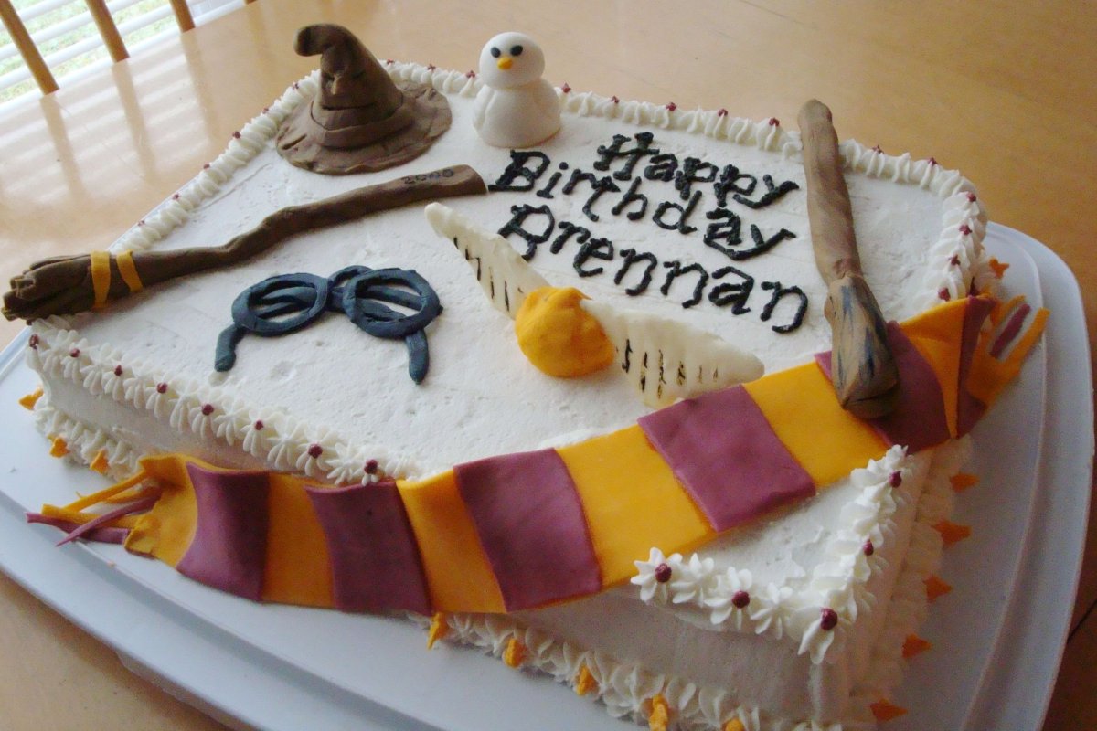 Торт с днем рождения гарри