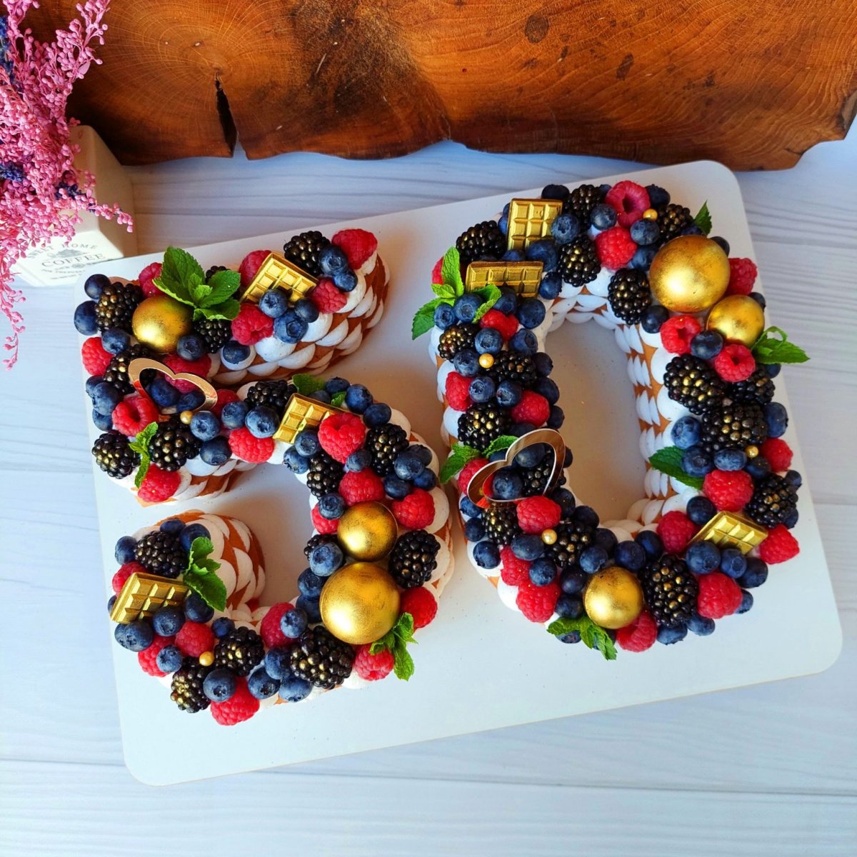Торт цифра 45 лет