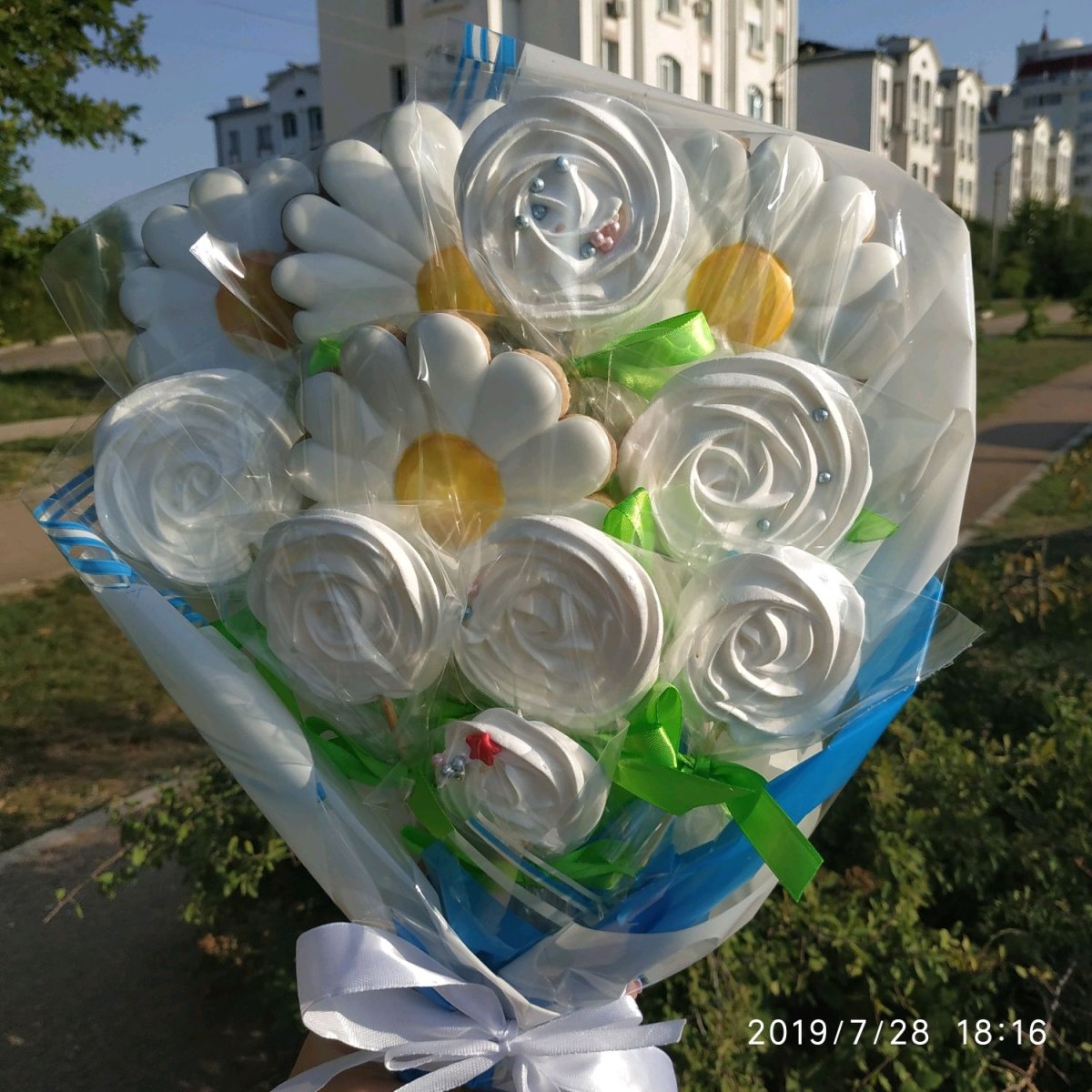 Букеты из пряников и меренги
