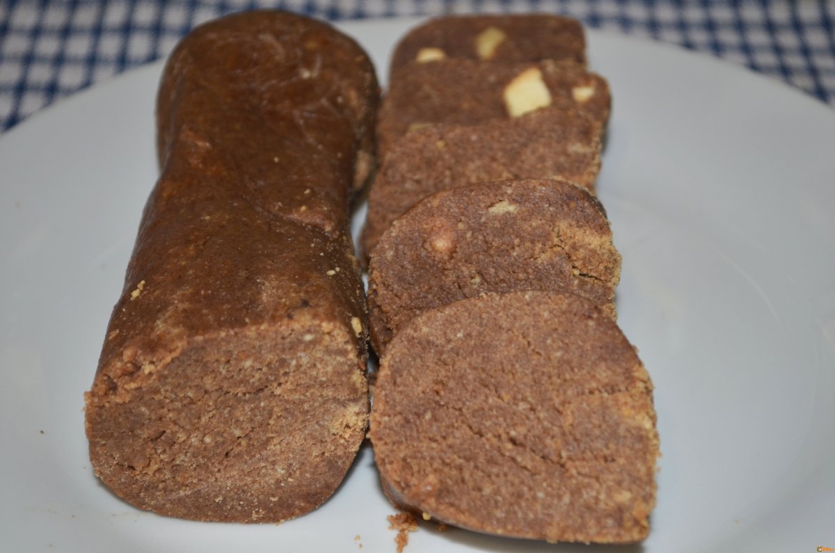 Шоколадная колбаска