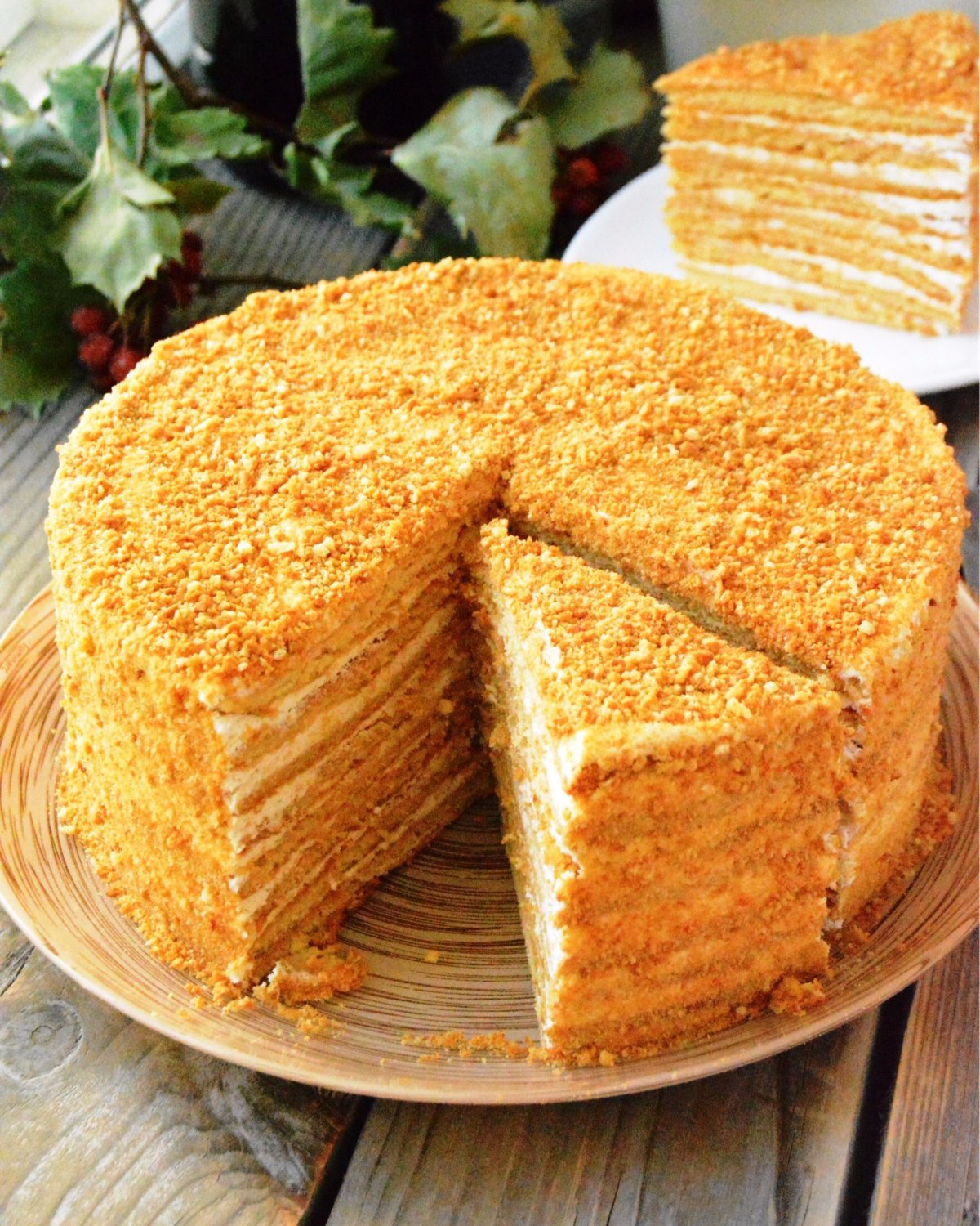 Медовик Рыжик коржи