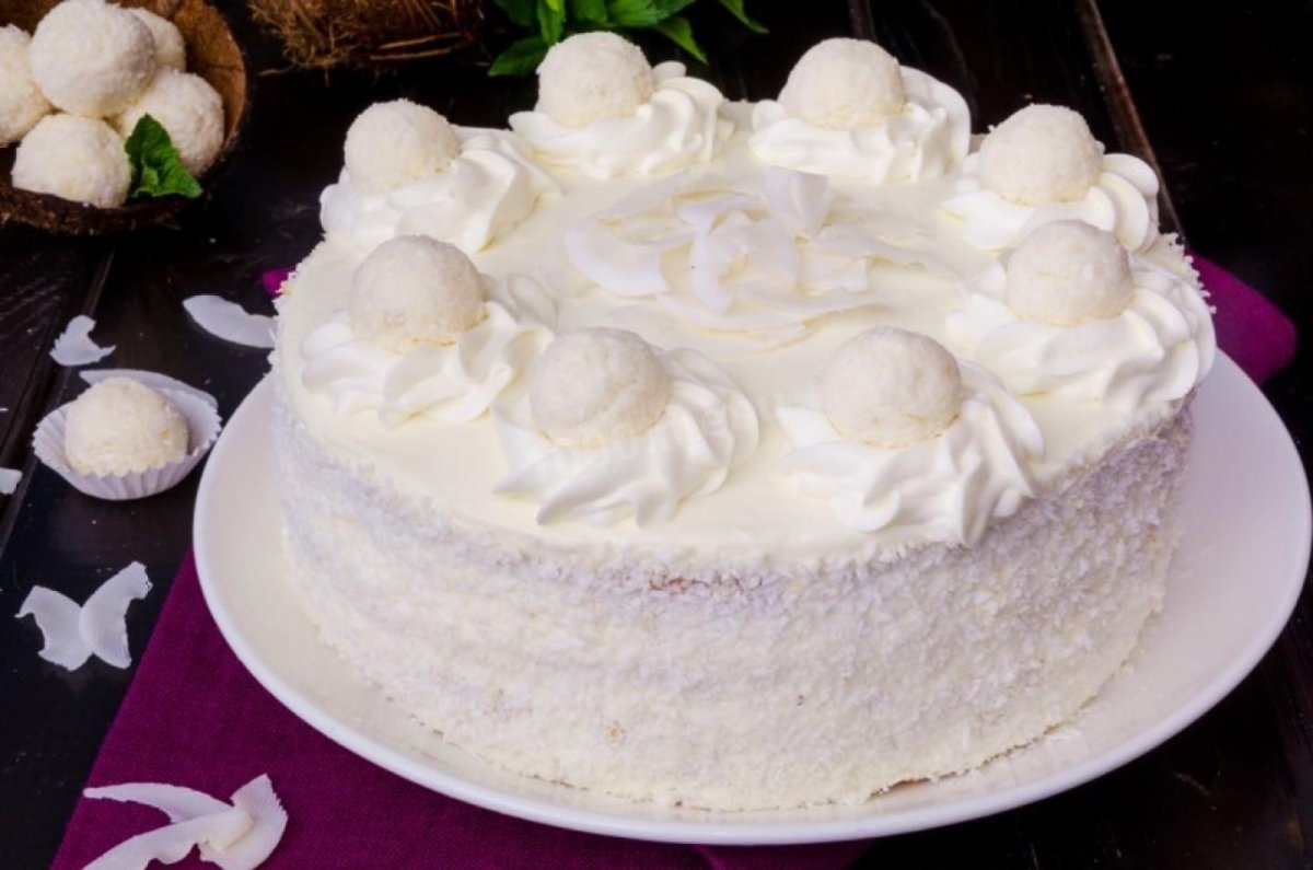 Торт Raffaello торт Raffaello