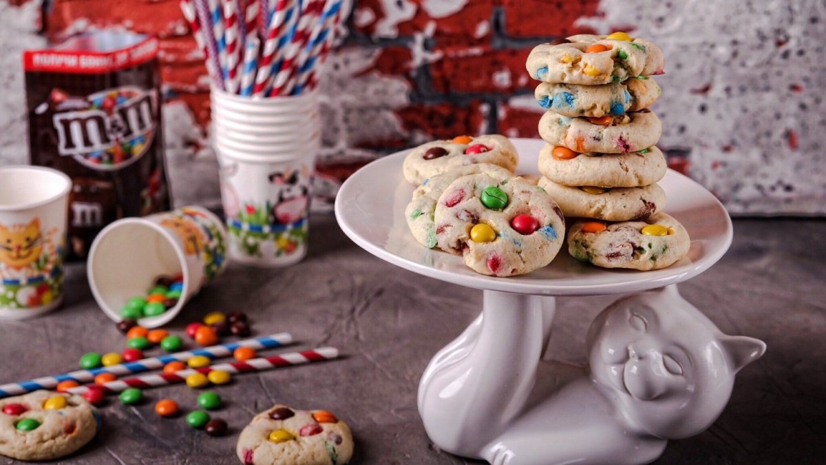 Американские печенья с m&m