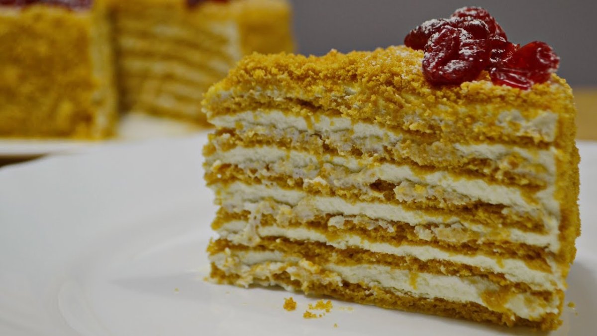 Медовик Рыжик коржи