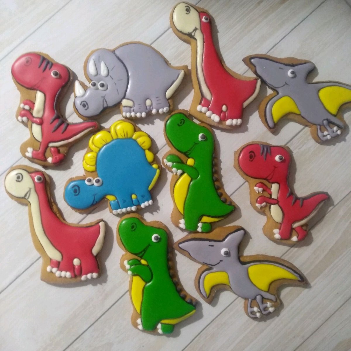 Пряничный набор с динозаврами