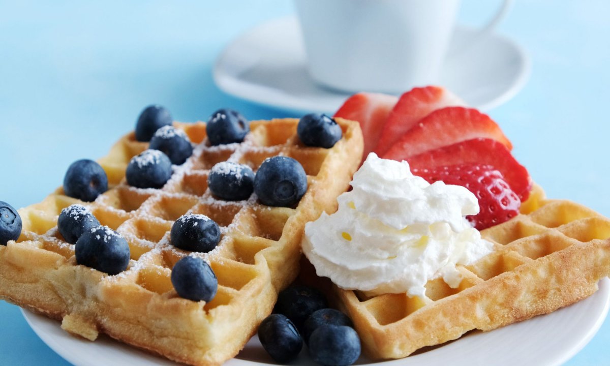 Waffles with Butter
