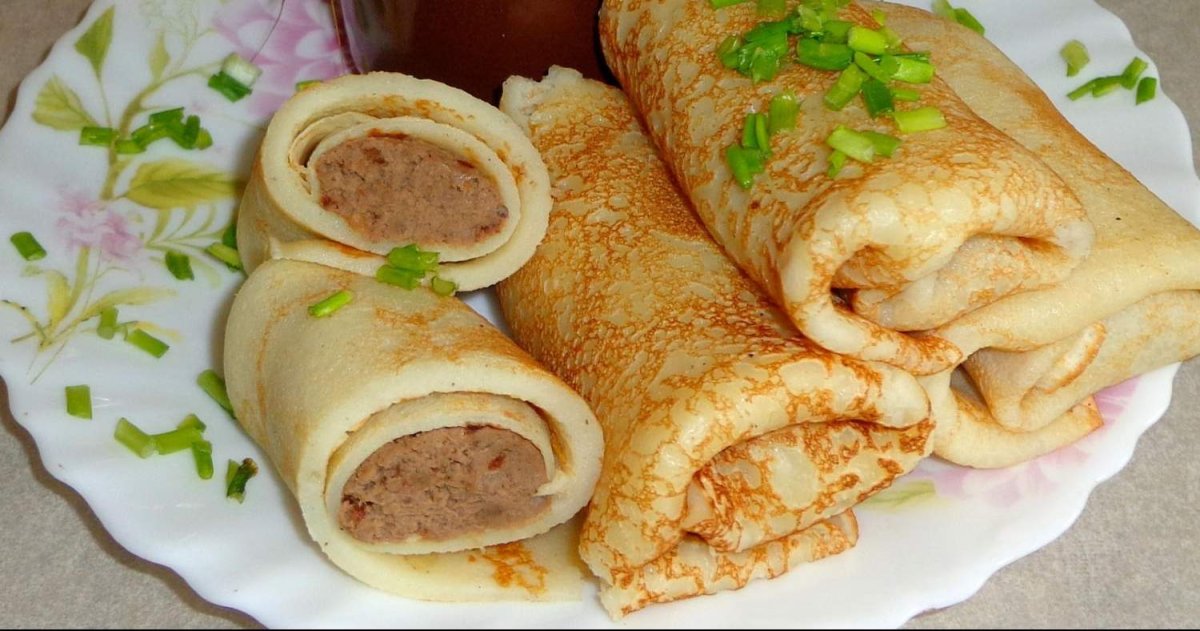 Блинчики с шоколадом