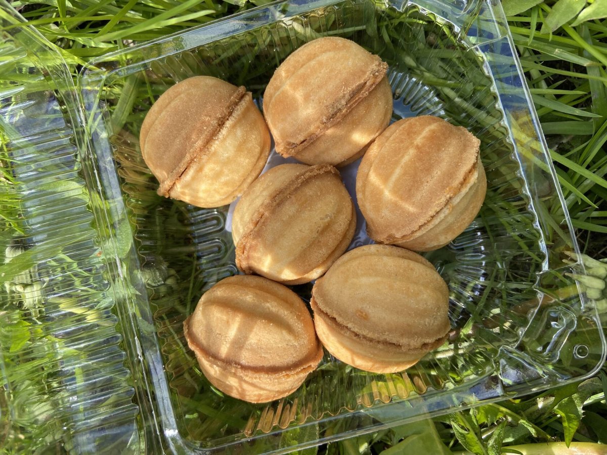 Печенье орешки со сгущенкой