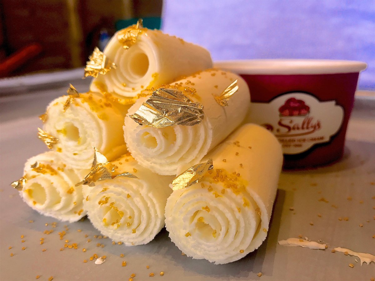 Vanilla Roll Ice Cream