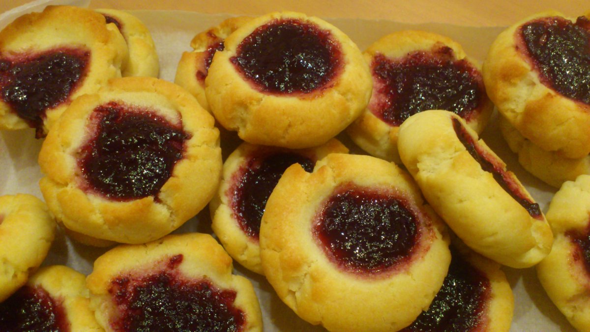 Печеньки с повидлом