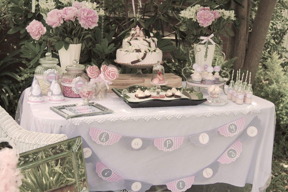 Чайный стол на свадьбу