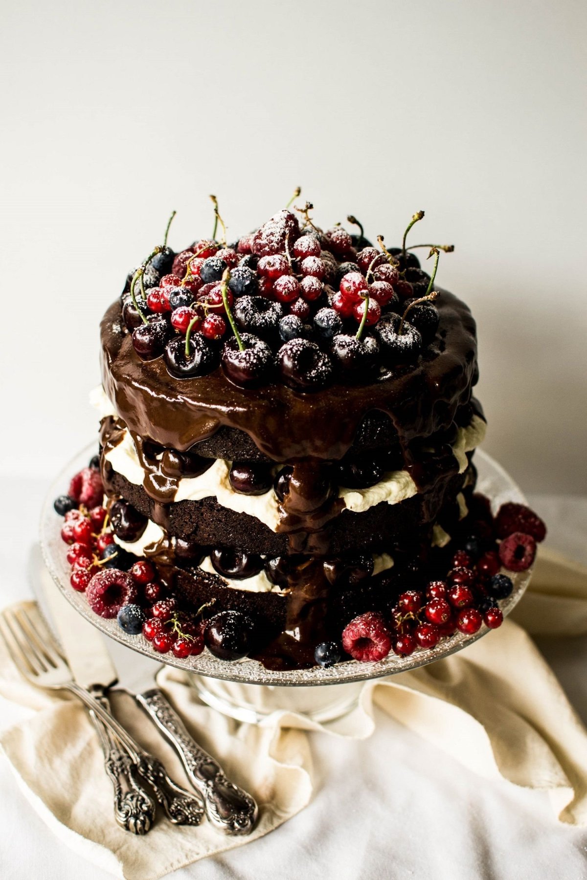 Торт "чёрный лес" (Black Forest Cake)