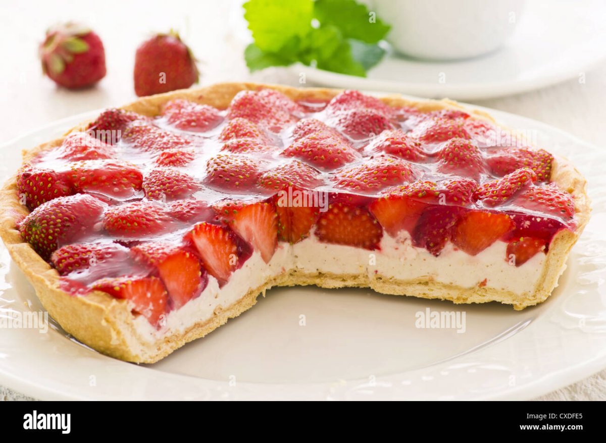 Клубничный пирог