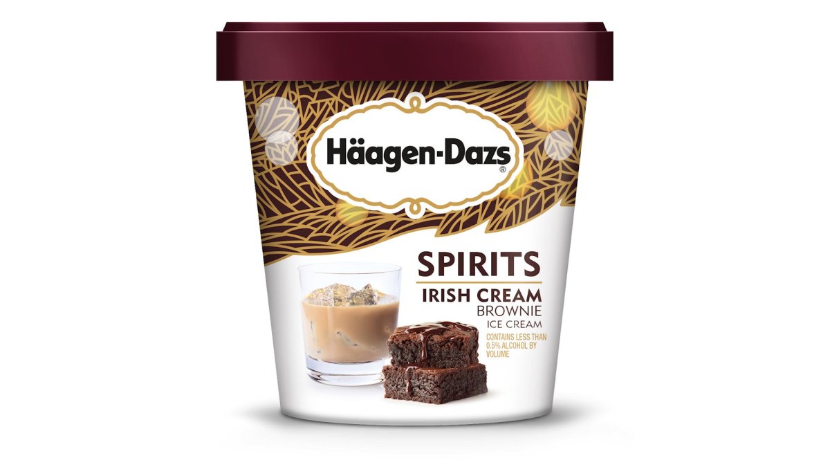 Haagen-Dazs Spirits Rose & Cream Ice Cream