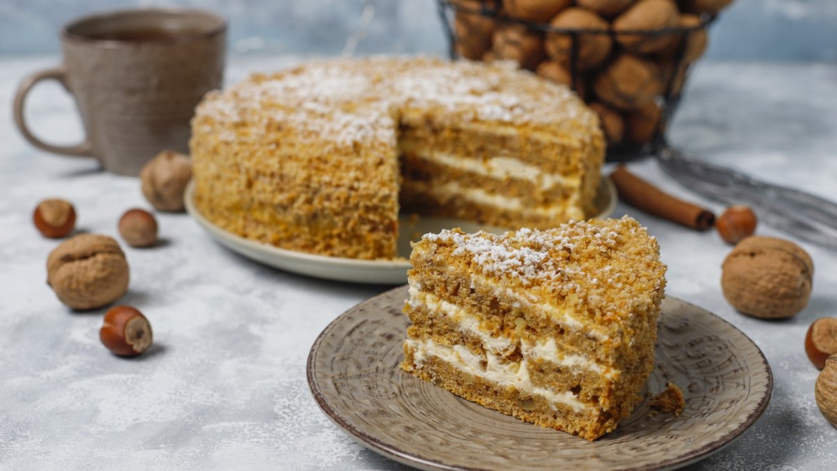 Испанский медовик шоколадный