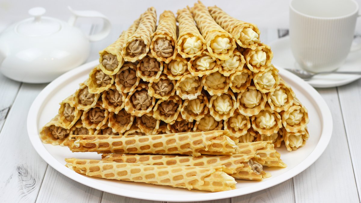 Вафельные трубочки